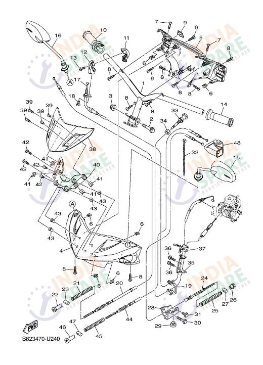 STEERING HANDLE & CABLE